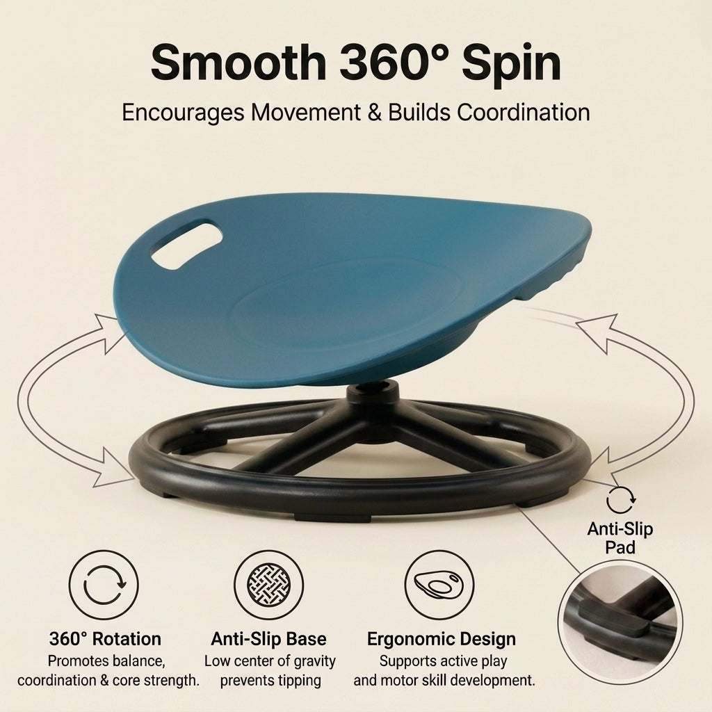 ORBITO Sensory Spinning Chair - Grey